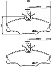 Комплект тормозных колодок A.B.S. P61056