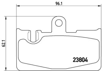 Комплект тормозных колодок A.B.S. P83059