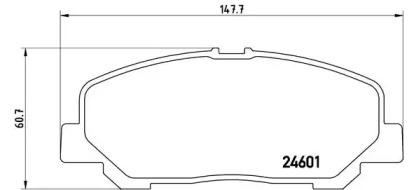 Комплект тормозных колодок A.B.S. P83099