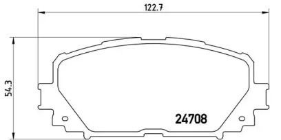 Комплект тормозных колодок A.B.S. P83101