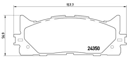 Комплект тормозных колодок A.B.S. P83117