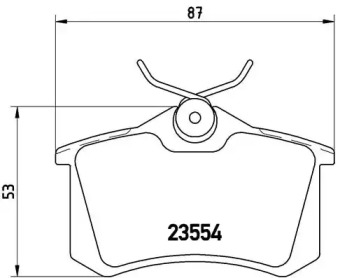 Комплект тормозных колодок A.B.S. P85020