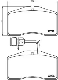 Комплект тормозных колодок A.B.S. P85053