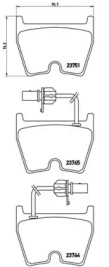 Комплект тормозных колодок A.B.S. P85078