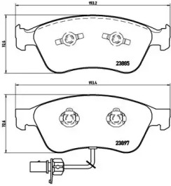 Комплект тормозных колодок A.B.S. P85087