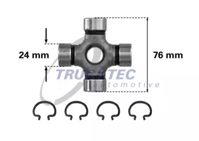 Шарнир TRUCKTEC AUTOMOTIVE 02.34.004