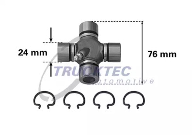 Шарнир TRUCKTEC AUTOMOTIVE 02.34.017