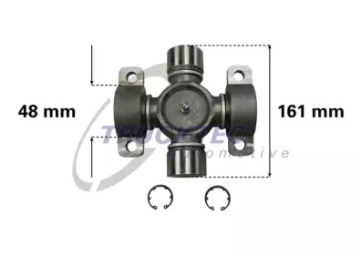 Шарнир TRUCKTEC AUTOMOTIVE 04.40.006