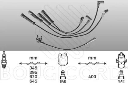 Комплект электропроводки BOUGICORD 2456