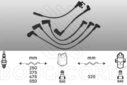 Комплект электропроводки BOUGICORD 2497