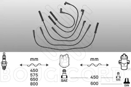Комплект электропроводки BOUGICORD 3190