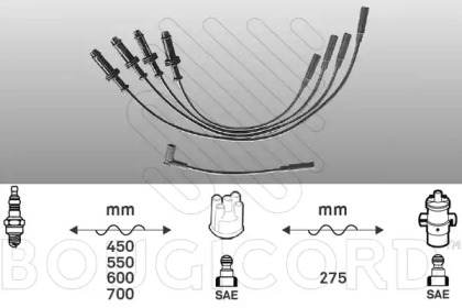 Комплект электропроводки BOUGICORD 3398