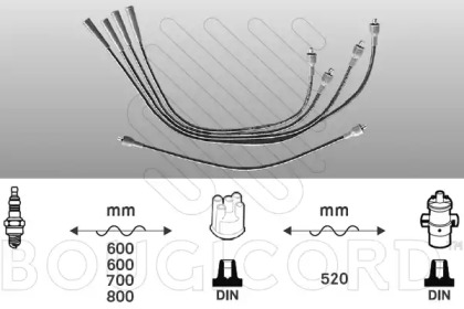 Комплект электропроводки BOUGICORD 4008