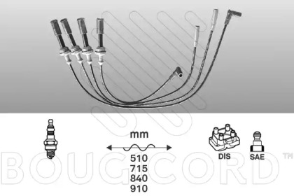 Комплект электропроводки BOUGICORD 4033