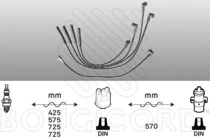 Комплект электропроводки BOUGICORD 4060
