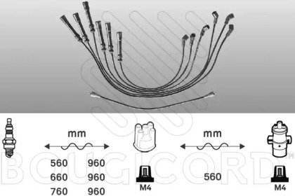 Комплект электропроводки BOUGICORD 4107