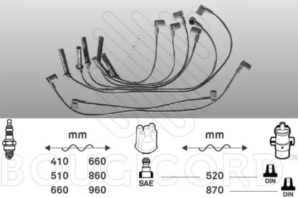 Комплект электропроводки BOUGICORD 4111