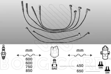 Комплект электропроводки BOUGICORD 4121