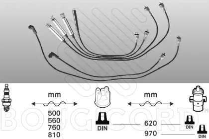 Комплект электропроводки BOUGICORD 4123