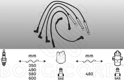 Комплект электропроводки BOUGICORD 4126