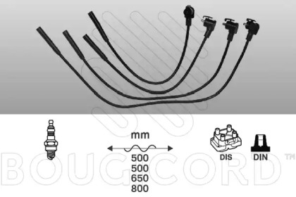 Комплект электропроводки BOUGICORD 4150