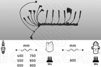 Комплект электропроводки BOUGICORD 4171