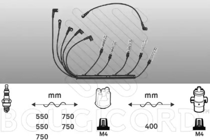 Комплект электропроводки BOUGICORD 4180