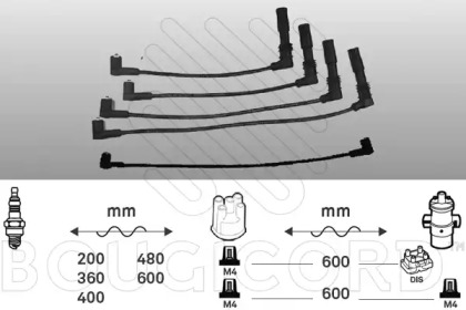 Комплект электропроводки BOUGICORD 4205