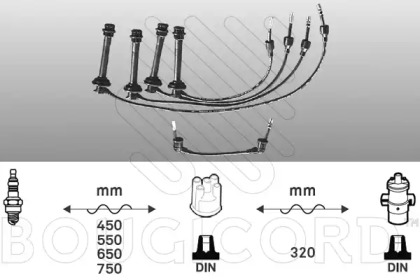Комплект электропроводки BOUGICORD 7144