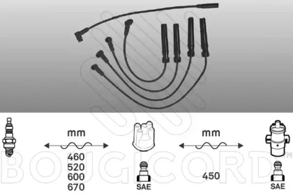 Комплект электропроводки BOUGICORD 7165