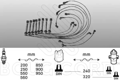 Комплект электропроводки BOUGICORD 7199