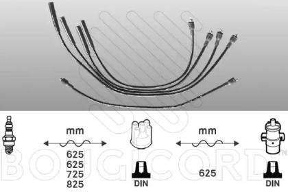 Комплект электропроводки BOUGICORD 7220