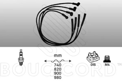 Комплект электропроводки BOUGICORD 8108