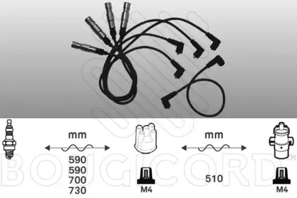 Комплект электропроводки BOUGICORD 9870