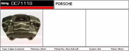 Тормозной суппорт REMY DC71118