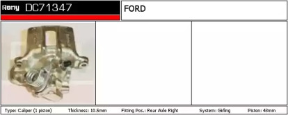 Тормозной суппорт REMY DC71347