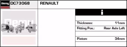 Тормозной суппорт REMY DC73068