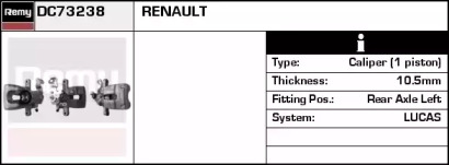 Тормозной суппорт REMY DC73238