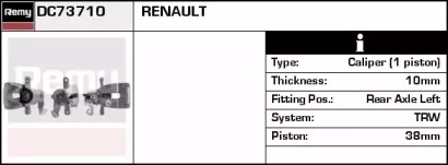 Тормозной суппорт REMY DC73710