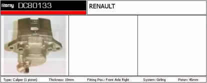 Тормозной суппорт REMY DC80133