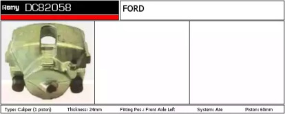 Тормозной суппорт REMY DC82058