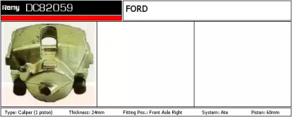 Тормозной суппорт REMY DC82059