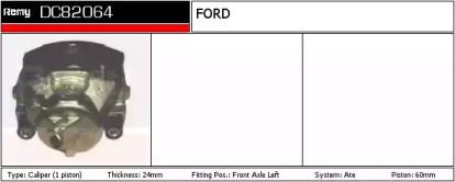 Тормозной суппорт REMY DC82064