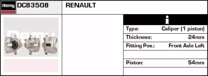 Тормозной суппорт REMY DC83508