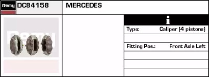 Тормозной суппорт REMY DC84158