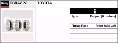 Тормозной суппорт REMY DC84222