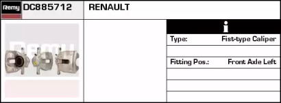 Тормозной суппорт REMY DC885712