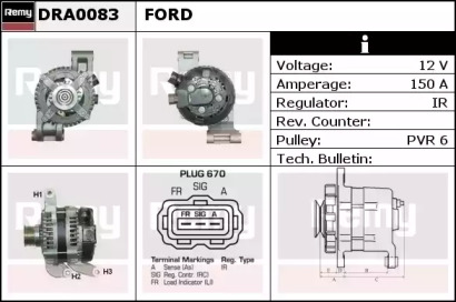 Генератор REMY DRA0083