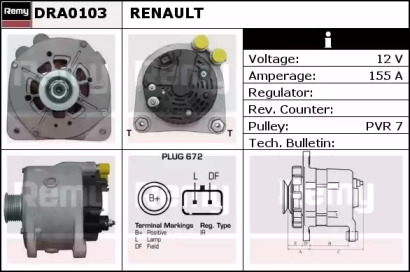 Генератор REMY DRA0103