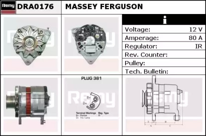 Генератор REMY DRA0176